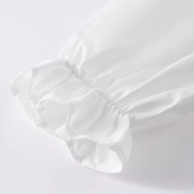 Children versatile casual summer white shirt - Image 3