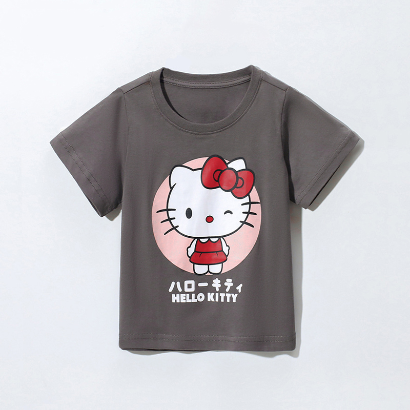 B100% Cotton O-Neck Kids Tops Cartoon T Shirts - Image 2