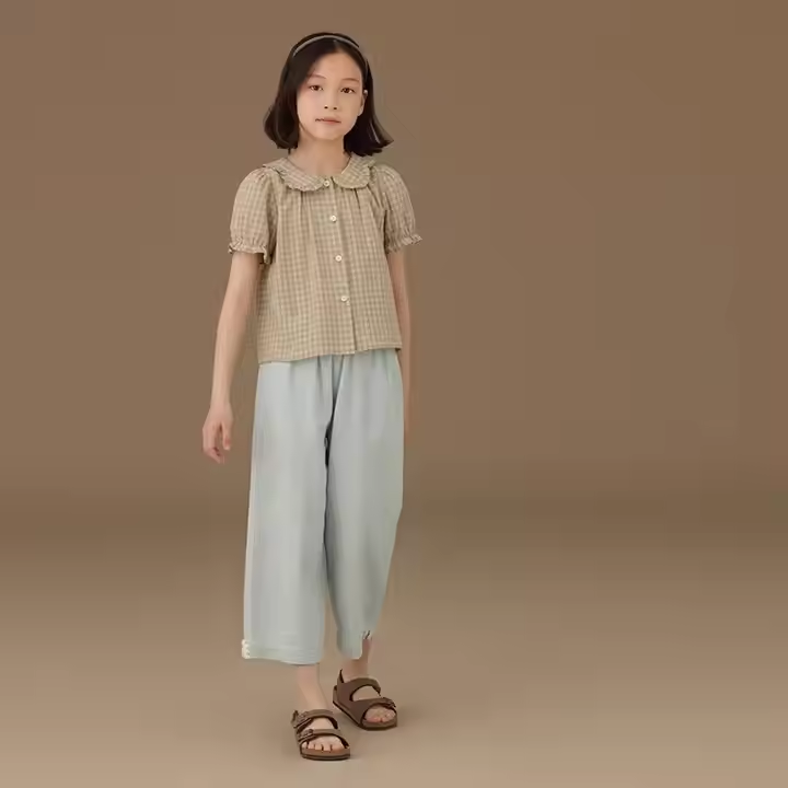 Children Top Sweet Loose Versatile Girls Short-sleeved - Image 4